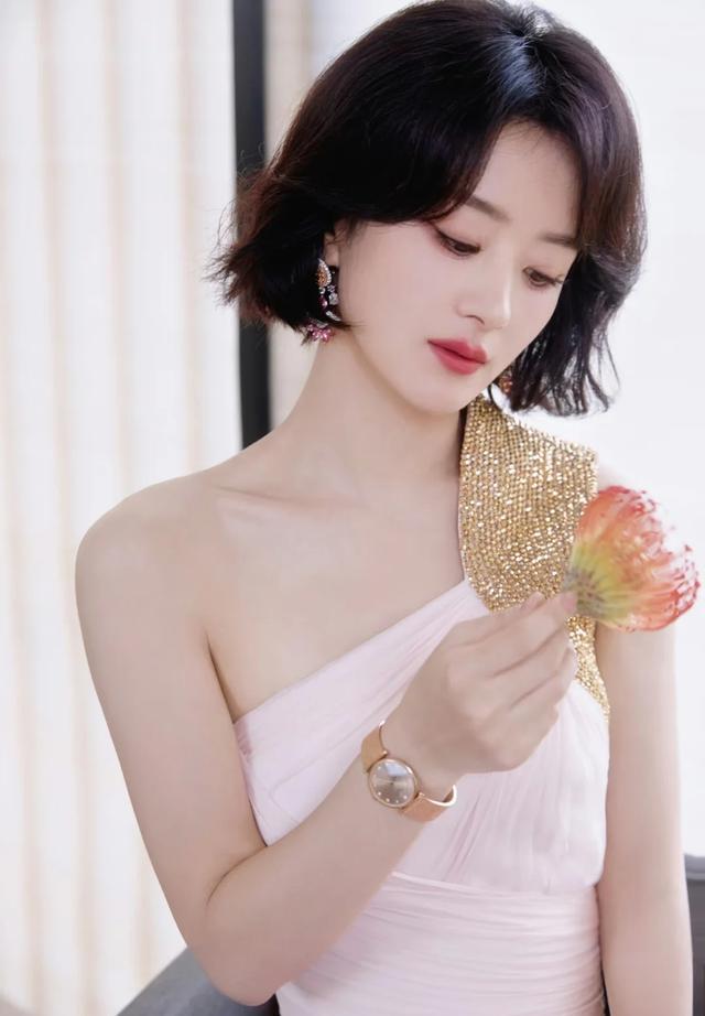 赵丽颖手写卡片特写